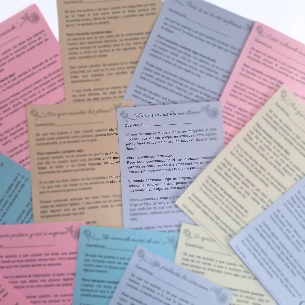 Cartas para tu Pareja, Familiares o Amigos