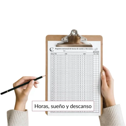 Tracker Registro de horas de sueño y descanso