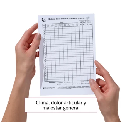 El clima, dolor articular y malestar general